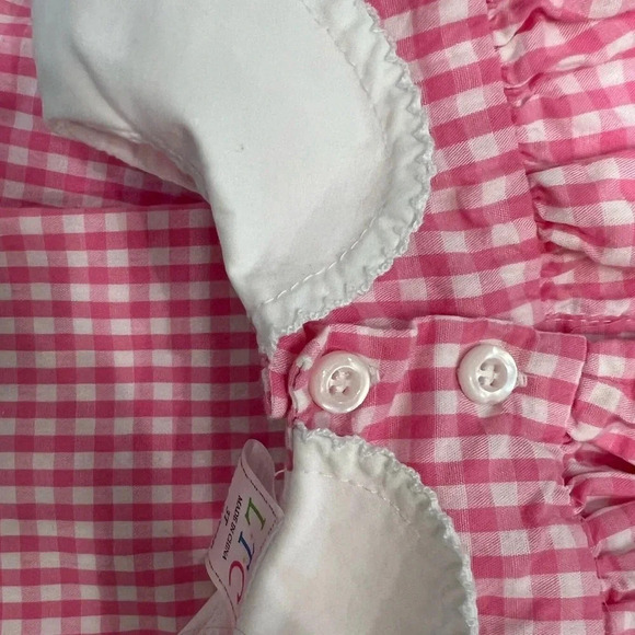 L.T.C. Pink Gingham Collared Dress - Picture 5 of 7